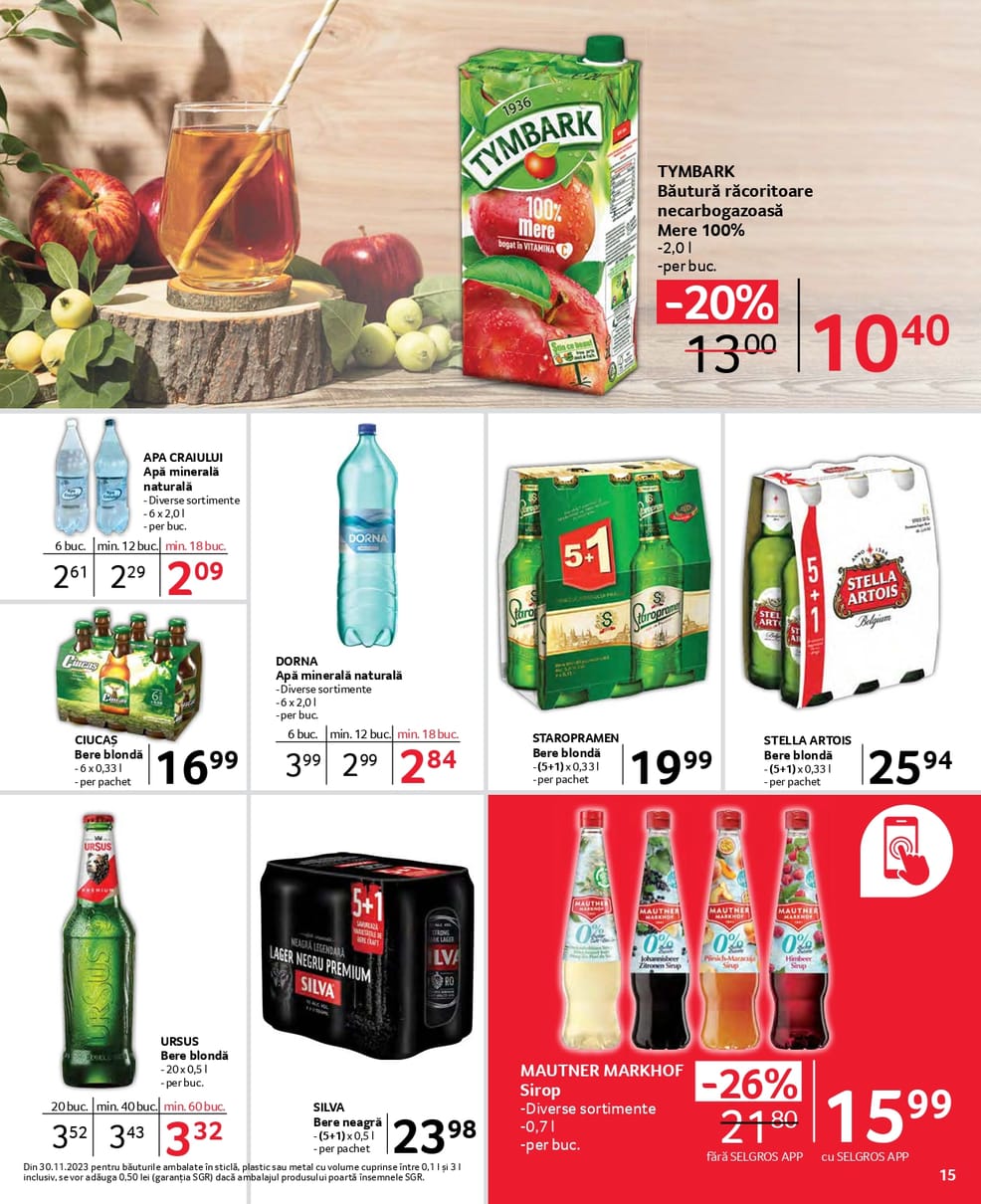 catalog Selgros alimentar